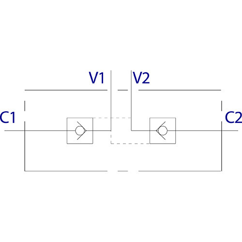 VBPDE 1/4"L CMP/FLV Oleodinamica Marchesini