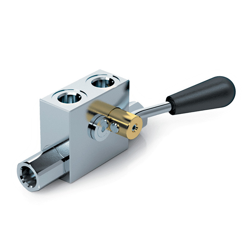 VBPDE 3/8"L C/RUBINETTO DX (правый) Oleodinamica Marchesini