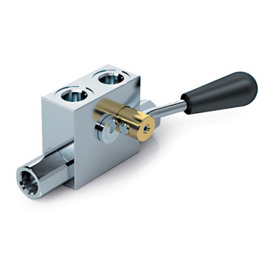 VBPSE 3/8"L C/RUBINETTO SX (левый) Oleodinamica Marchesini