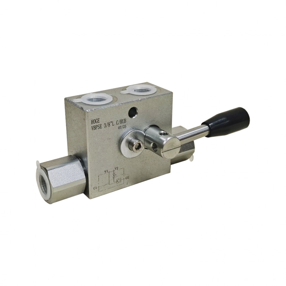 VBPSE 3/8"L C/RUBINETTO SX (левый) HOGE
