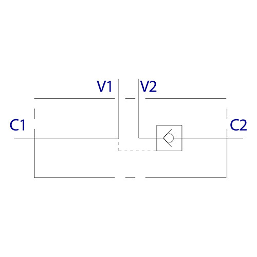 VBPSE 1/4" L4 VIE Oleodinamica Marchesini